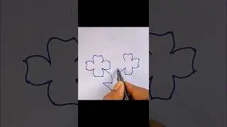 8*2*2 Esay Flower Kolam| Simple Rangoli Design Tutorial 🎨✨ #pleasedoSubscribe #thankyouforwatching