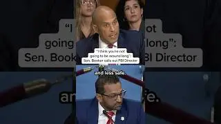 'I think you're not going to be around long': Sen. Booker calls out FBI Director