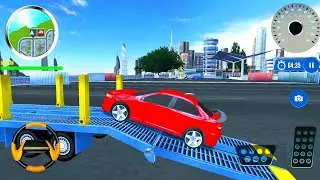 US Police Multi Level Car Transporter Truck 2021 - Android Gameplay #25