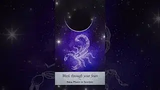 NEW MOON IN SCORPIO#newmoon #scorpio #november #2023 #scorpionewmoon #new #moon #soulhealingvibes444