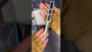 He Returned the Whole Box Without Breaking the Seal 😤 #mysterybox #unboxing #knives #return