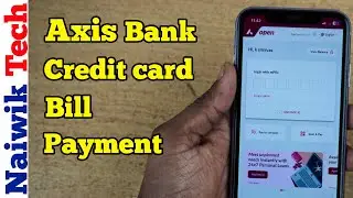 Как оплатить счет по кредитной карте Axis Bank через мобильное приложение AXIS