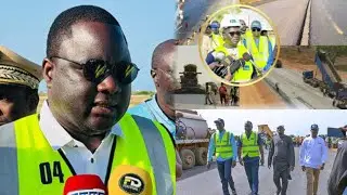 Direct Kolda : visite Des Travaux de la route boucle Fouladou M. Le Ministre D