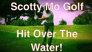 How to hit a golf ball over water