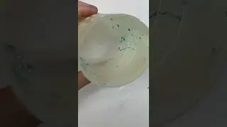 Quick way to clean cured resin off your silicone cups and tools #resincrafts #resintips #resinart