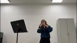 Camille Saint-Sa&euml;ns: Sonata for Oboe and Piano in D Major, Op. 166, part. II - Frenț Maria 
