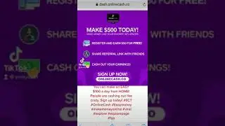 Join OnlineCash #1 Influencer Platform! We Make Legit Money Online!