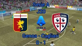 Pro League Soccer/ Genoa - Cagliari/ Serie A J20