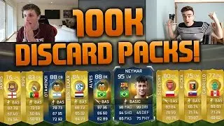 30 X 100K DISCARD PACKS!!! INSANE PACK LUCK!!! Fifa 15 Discard Pack Challenge Vs WroeToShaw!!!