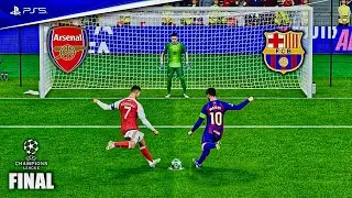 RONALDO, MESSI, YAMAL, HAALAND, SALAH l BARCELONA vs ARSENAL l UCL FINAL - FC 26 PENALTY SHOOTOUT