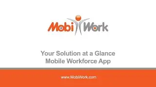Your Solution at a Glance: Mobile Workforce App
