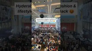 Fashion and Lifestyle Exhibition in Hyderabad 😍 #hyderabad #exhibition