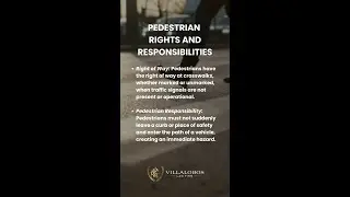 Pedestrian Rights and Responsibilities
