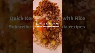 Quick Kerala Sambar with Rice | Easy 1 Min Recipe