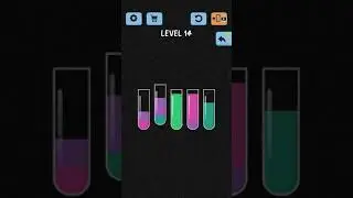 Water Color Sort - level 14 || Android Gameplay