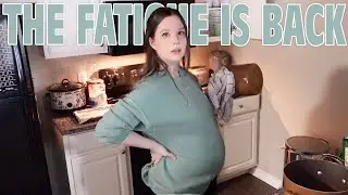 Let's Clean My Tiny Kitchen! (last day of my second trimester and I am wrecked just like my kitchen)