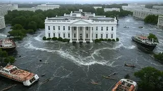 Washington D.C. FLOODED! DEADLY Flash Floods Sweeps Away Homes & Cars &mdash; Total Chaos in the Capital!
