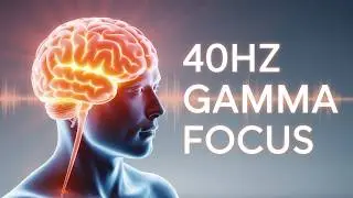 40Hz Gamma Waves | Brain Regeneration & Peak Focus Without Caffeine