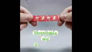 Gold Foil Fold Over Elastic