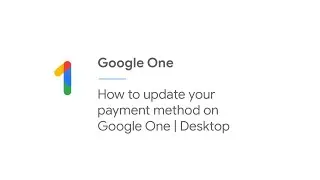 Обновите способ оплаты Google One на вашем компьютере.