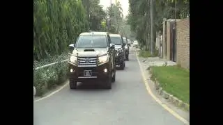 Security & protocol of CM Punjab Sardar Usman Buzdar -