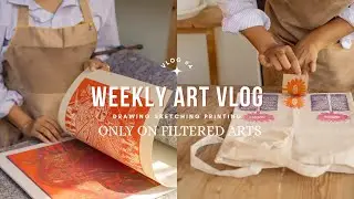 Weekly Art Vlog #4 | Watercolour Tutorial Video🎨🖌️ #vlog #trending #trendingvideo #viral #youtube  