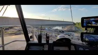setting bridge girders with lr 1400 SDBW 3