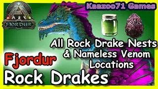 Rock Drake Nest and Nameless Venom Locations Fjordur Ark 💥
