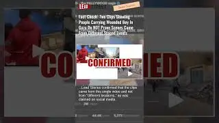 Fact Check: Two Clips Showing People Carrying Wounded Boy In Gaza Do NOT Prove Staged Events