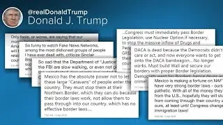 Analyzing Trump's tweet-storm
