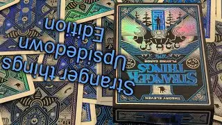 Daily deck review day 611 - Stranger Things Upside down Edition playing cards by Theory11