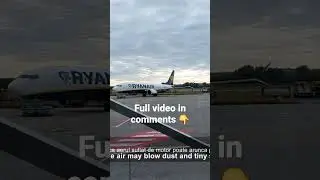 ⚠️ Ryanair B737 MAX push-back Budapest airport