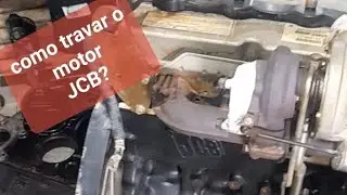 como travar o motor JCB. #motor #jcb #manutenção #trator #manipulador
