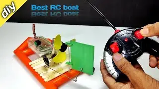 DIY Remote Control Airboat - How to Make Remote control boat