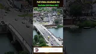 Stunning Aerial Views of Hampton Court Palace, East Molesey Video #shorts #travel #youtubeshorts