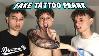 FAKE Tattoo Prank on Brothers
