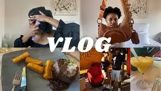 A Weekend Vlog: GRWM, Styling my 4C Natural Hair, Lunch with my boyfriends family, New Bag and more!