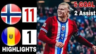Norway Vs Moldova - All Goals (Highlights)