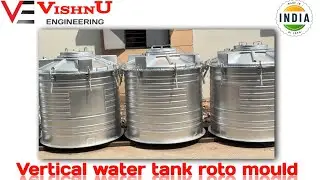 Vishnu engineering 's vertical water storage tank rotational moulds. 