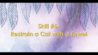 Skill #6- Restrain a Cat with a Towel