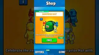 FREE SPECIAL SKIN SUPRISE HAT GIFT STUMBLE GUYS❓ #shorts #stumbleguys