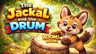 Kids Bedtime Moral Story- The Jackal And The Drum - Panchtantra Kahani 