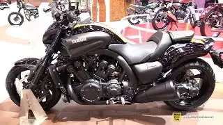 2016 Yamaha VMax 60th Anniversary - Walkaround - 2015 Salon de la Moto Paris