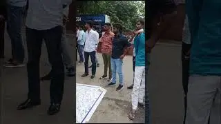 A protest began at Lucknow University on Oct 16th,2023. Report by Vanshika Saxena . #reporter