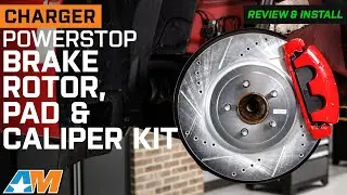 2012-2020 Charger PowerStop Z23 Evolution Sport Brake Rotor Caliper Kit; Front Review & Install