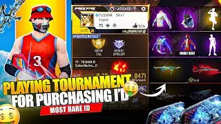 Playing Solo Tournament for Purchasing I'd 🔥💀  #freefire #tushar31