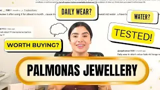 Can Palmonas Jewellery Survive Daily Wear, Water & Sweat Test?💧 I tested their Jewellery for 45 days
