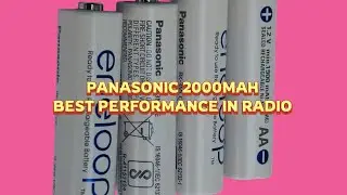 2000mah AA panasonic charging cell best performance in radio