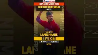 Most Wickets in T20I in 2022 | #mostwickets