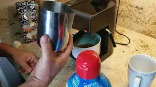 Vanilla Latte Cappuccino with the  Mr. Coffee Steam Espresso and Cappuccino Maker
